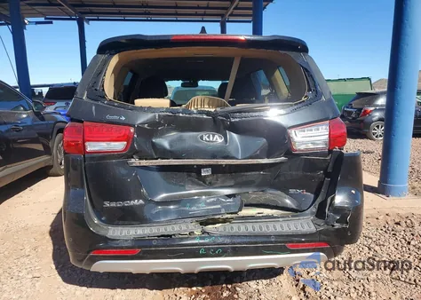 2018 Kia Sedona Sxl из США, поврежденный, VIN KNDME5C10J6372294